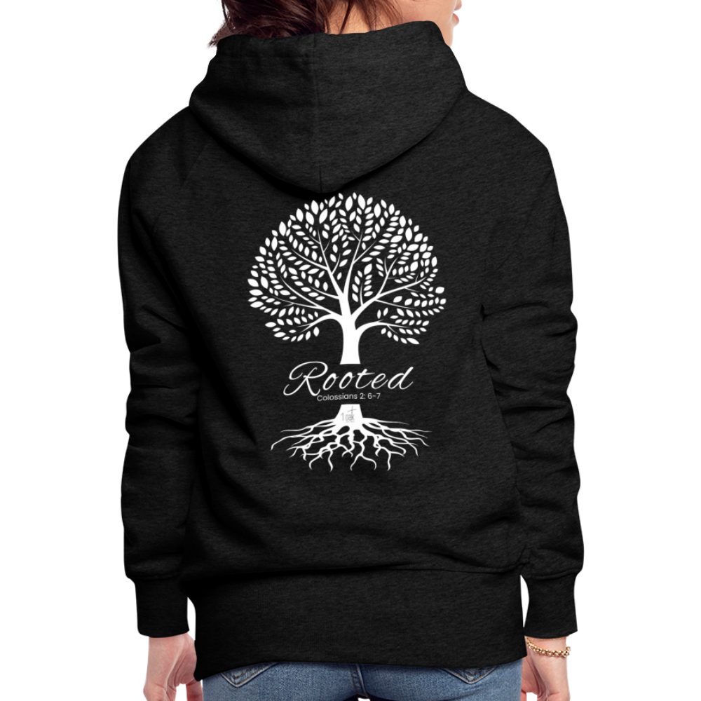 Rooted Women’s Premium Hoodie - charcoal grey