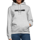 Unashamed unisex Hoodie - light heather grey