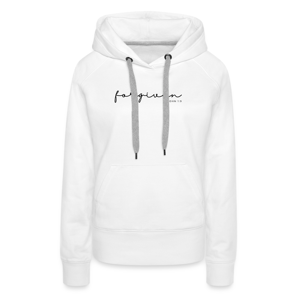 Forgiven Women’s Premium Hoodie - white