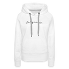 Forgiven Women’s Premium Hoodie - white