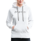 Forgiven Women’s Premium Hoodie - white