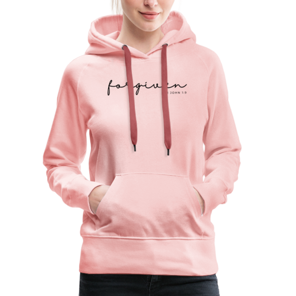 Forgiven Women’s Premium Hoodie - crystal pink