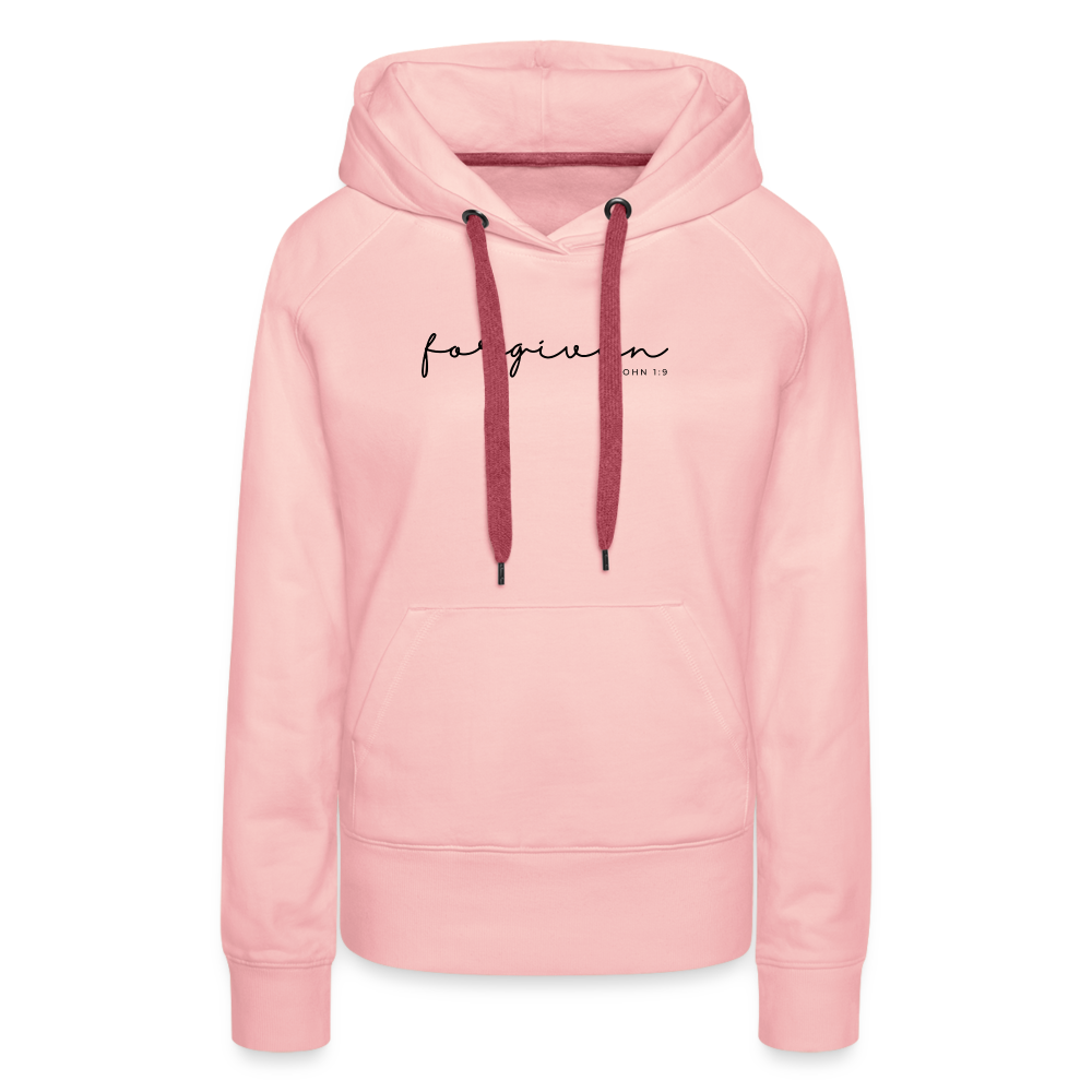 Forgiven Women’s Premium Hoodie - crystal pink