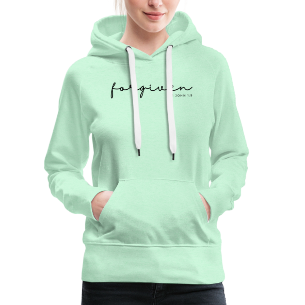 Forgiven Women’s Premium Hoodie - light mint