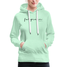 Forgiven Women’s Premium Hoodie - light mint