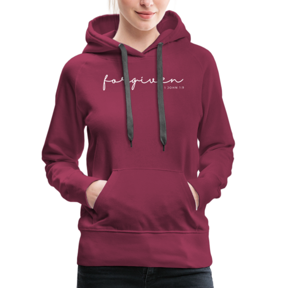 Forgiven Women’s Premium Hoodie - bordeaux