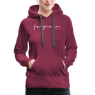 Forgiven Women’s Premium Hoodie - bordeaux