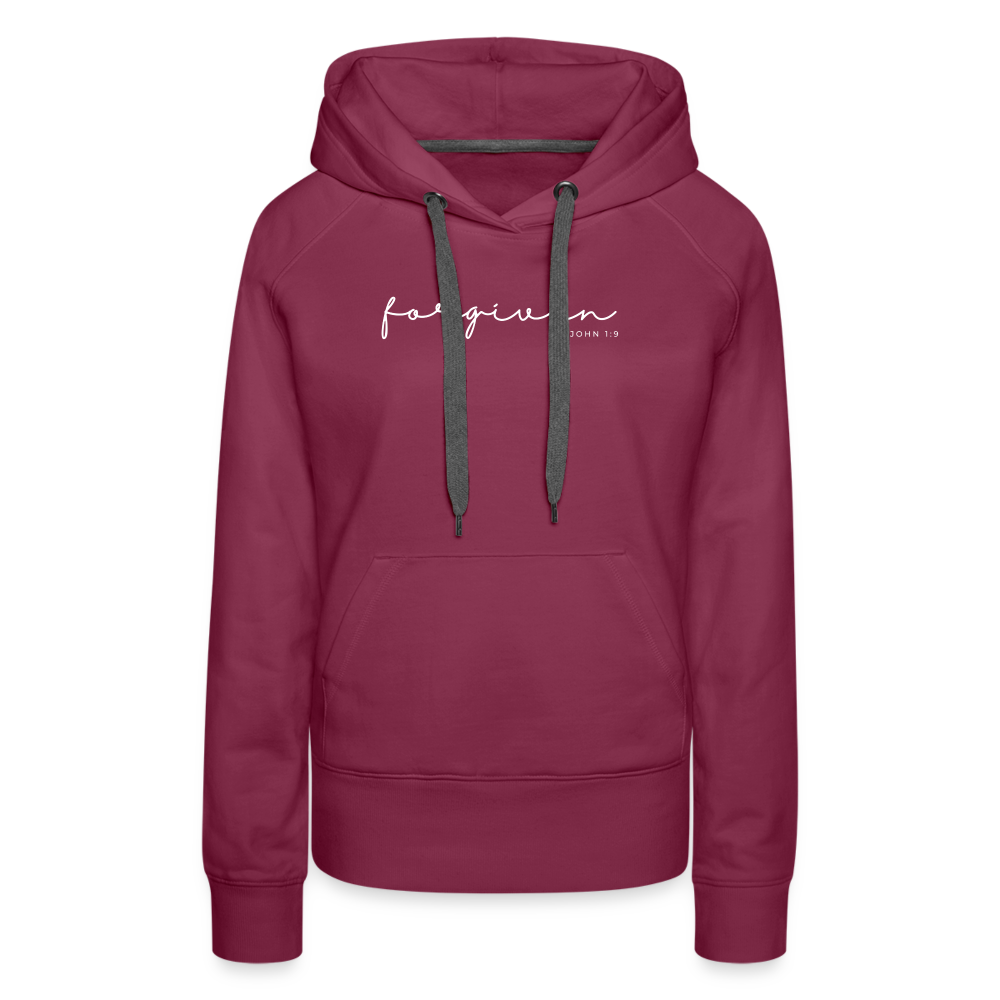 Forgiven Women’s Premium Hoodie - bordeaux