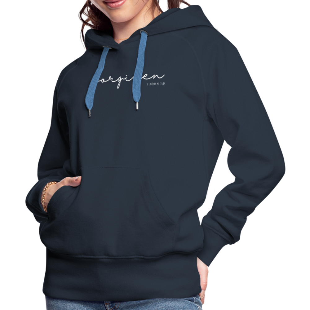 Forgiven Women’s Premium Hoodie - navy