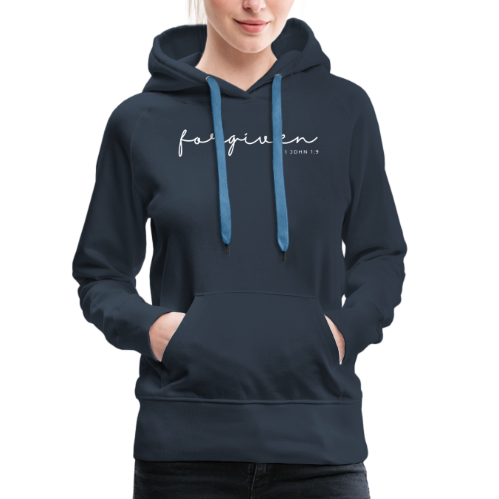 Forgiven Women’s Premium Hoodie - navy