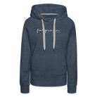 Forgiven Women’s Premium Hoodie - heather denim