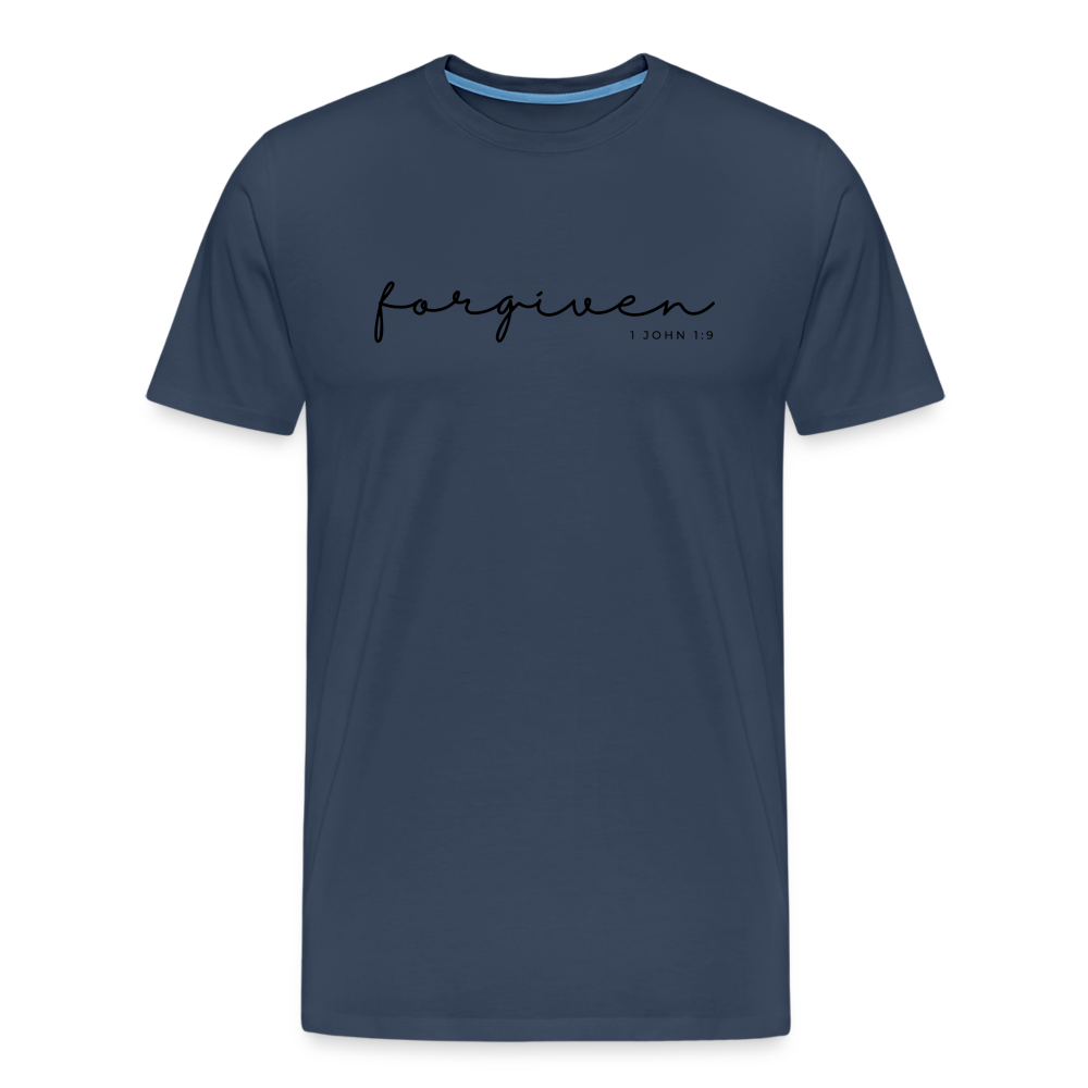 Forgiven Men’s Premium T-Shirt - navy