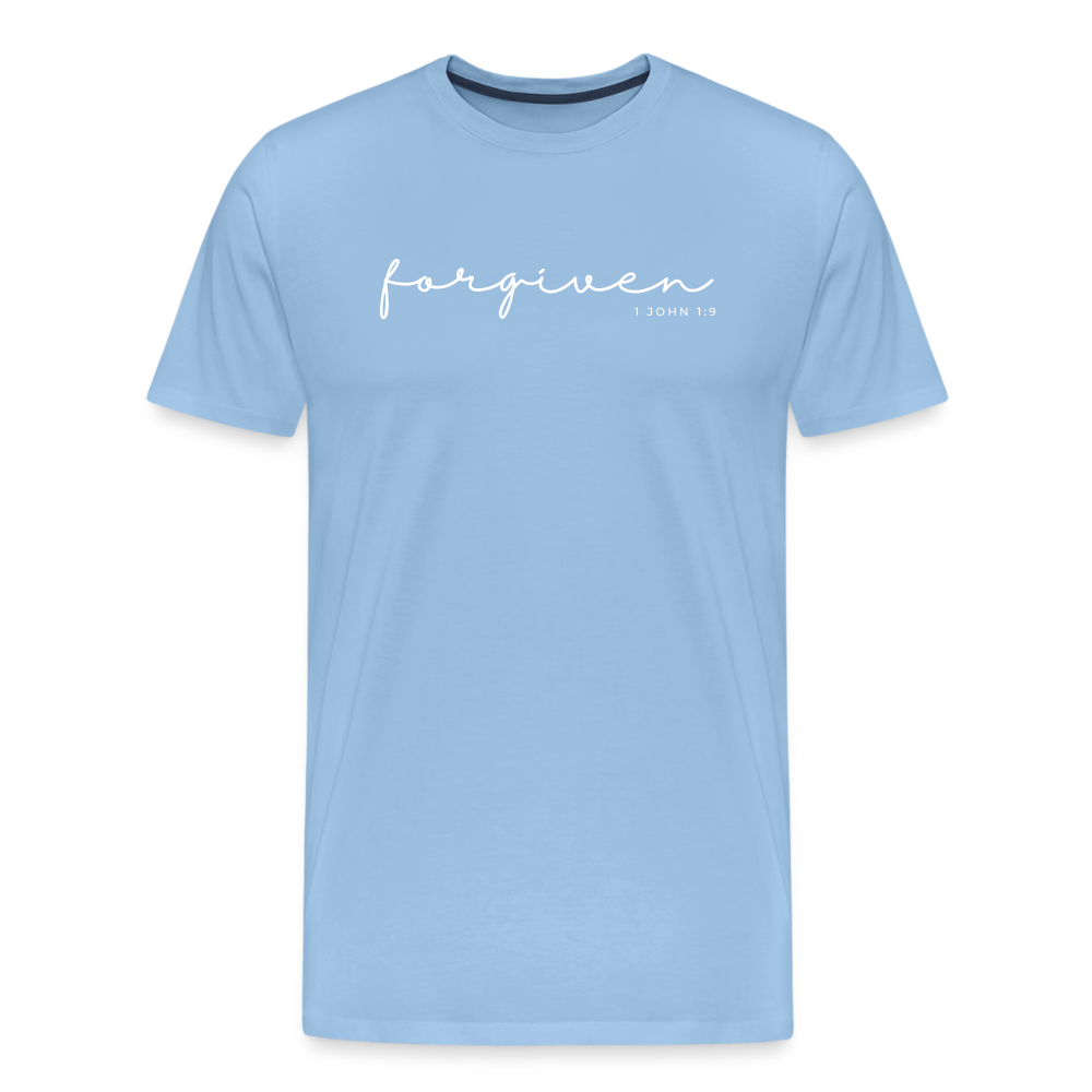 Forgiven Men’s Premium T-Shirt - sky