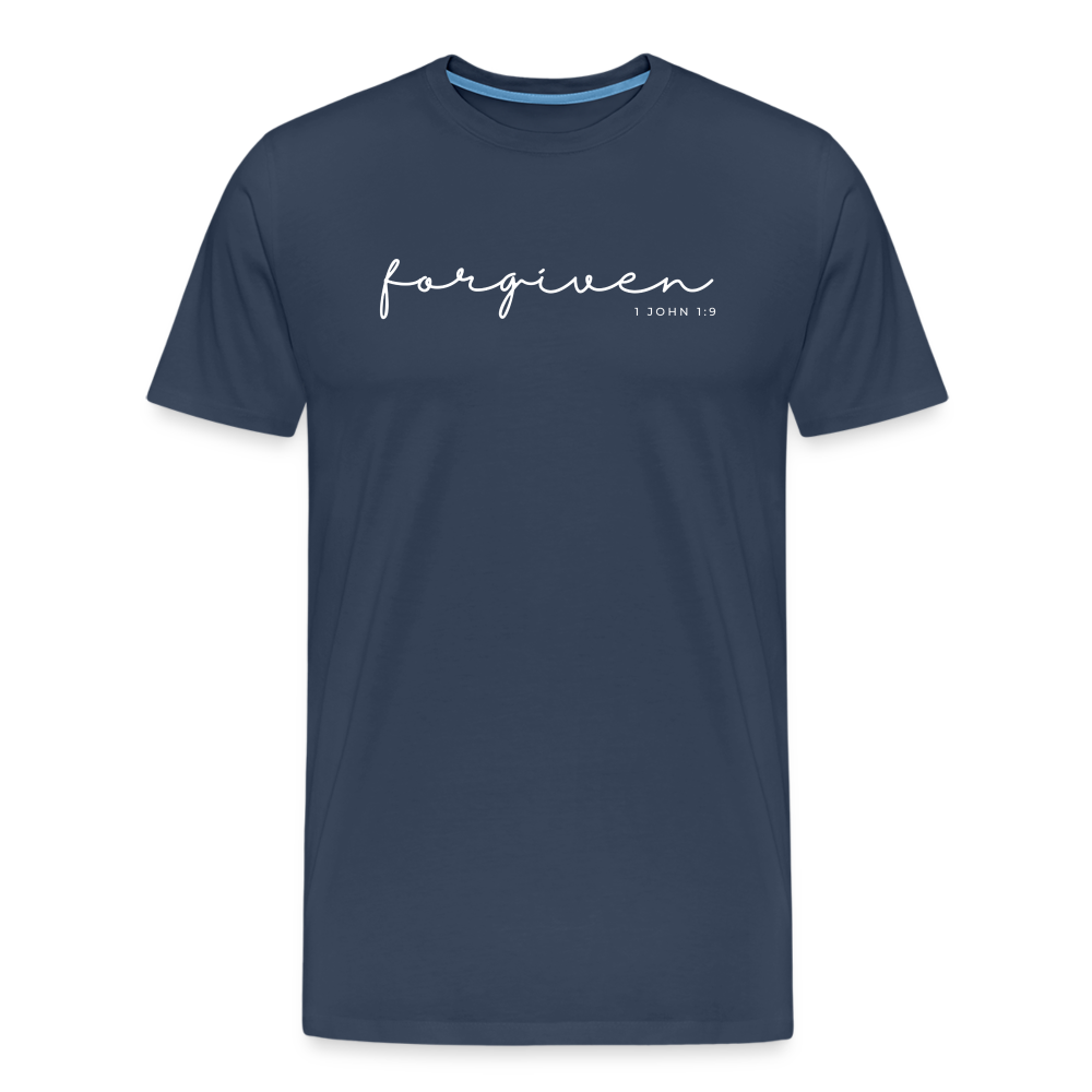 Forgiven Men’s Premium T-Shirt - navy