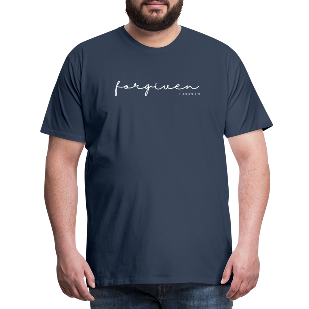 Forgiven Men’s Premium T-Shirt - navy