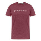 Forgiven Men’s Premium T-Shirt - heather burgundy