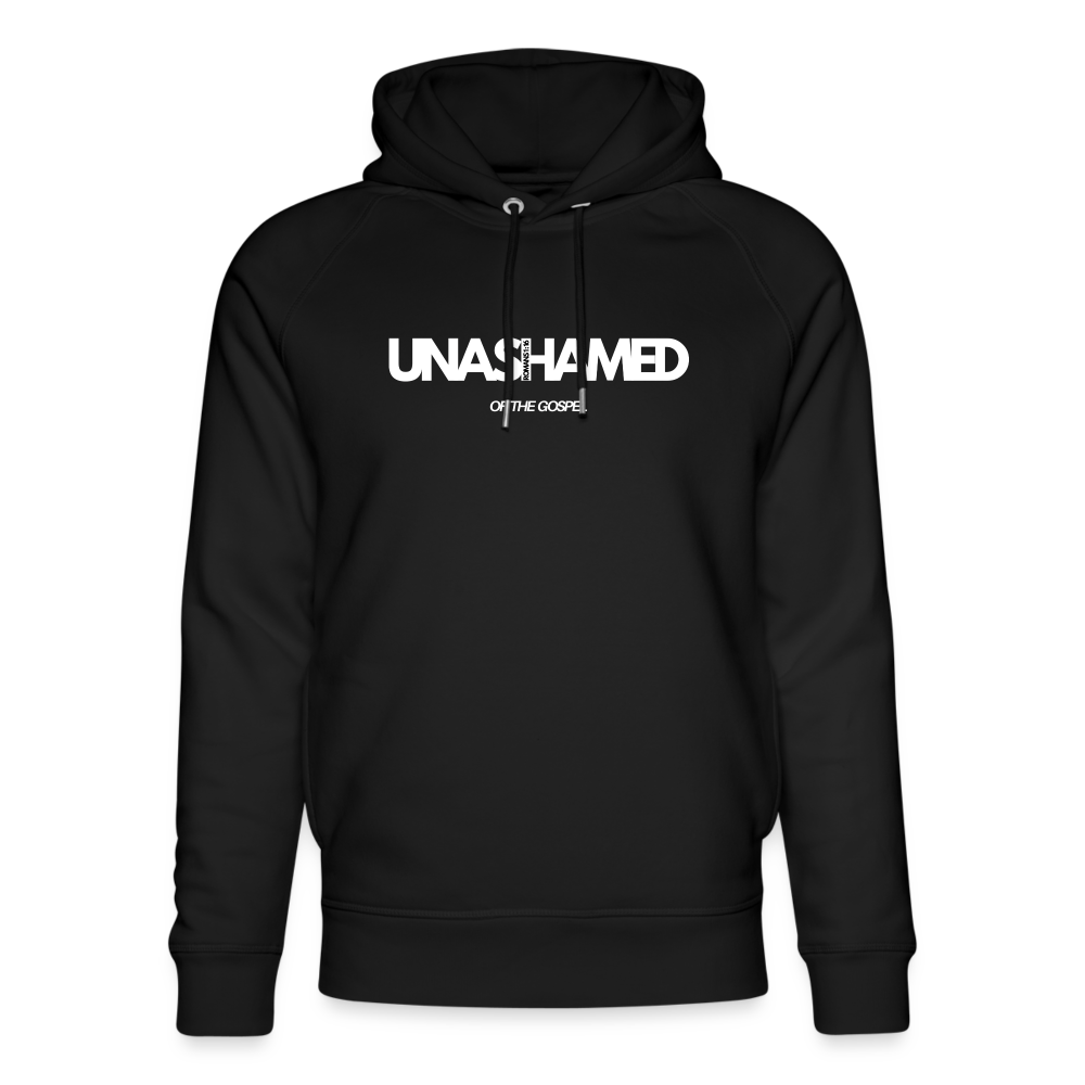 Unashamed Unisex Organic Hoodie by Stanley & Stella - black