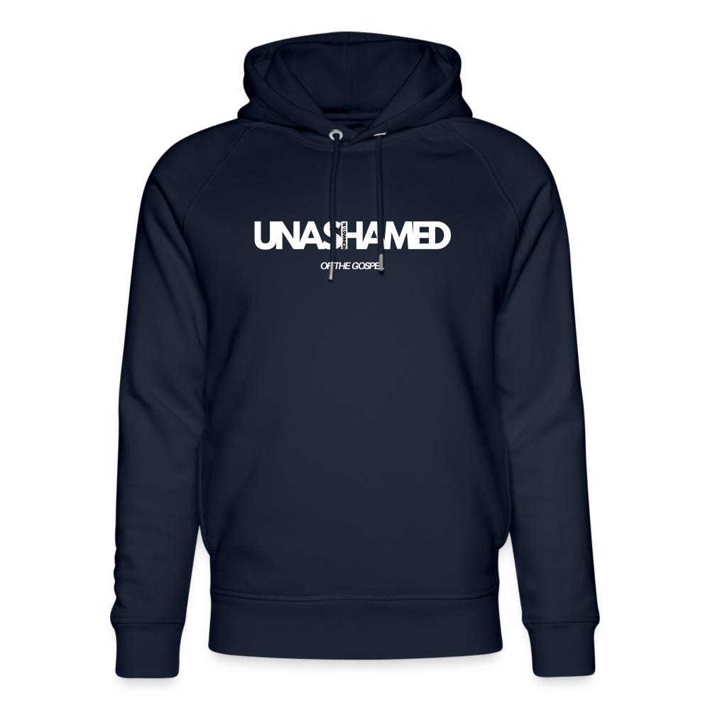 Unashamed Unisex Organic Hoodie by Stanley & Stella - navy