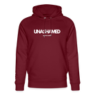 Unashamed Unisex Organic Hoodie by Stanley & Stella - burgundy