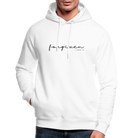 Forgiven Unisex Organic Hoodie by Stanley & Stella - white