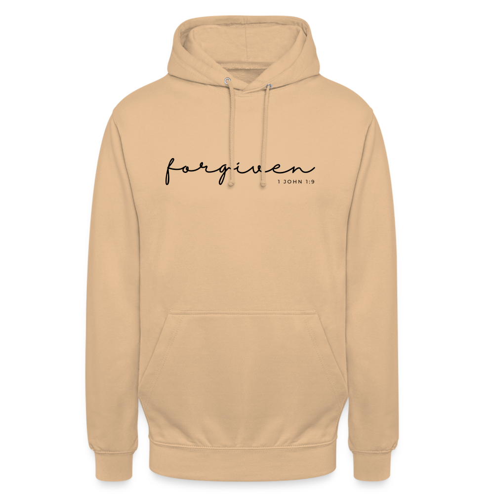 Forgiven Unisex Hoodie - peach