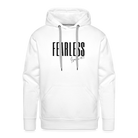 Fearless Men’s Premium Hoodie - white