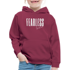 Fearless Kids' Premium Hoodie - bordeaux
