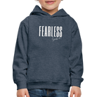 Fearless Kids' Premium Hoodie - heather denim