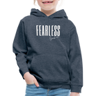 Fearless Kids' Premium Hoodie - heather denim