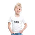 Fearless Kids' Premium T-Shirt - white