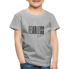 Fearless Kids' Premium T-Shirt - heather grey