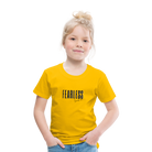 Fearless Kids' Premium T-Shirt - sun yellow