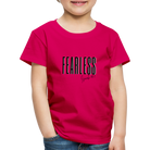 Fearless Kids' Premium T-Shirt - dark pink