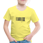 Fearless Kids' Premium T-Shirt - yellow