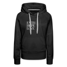 Faith Hope Love Women’s Premium Hoodie - black