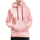 Faith Hope Love Women’s Premium Hoodie - crystal pink