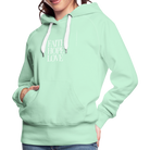 Faith Hope Love Women’s Premium Hoodie - light mint