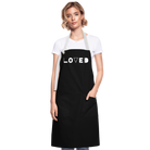 Loved Artisan Apron - black/white