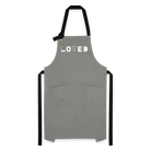 Loved Artisan Apron - grey/black