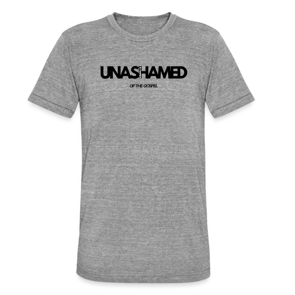 Unashamed unisex Tri-Blend T-Shirt - heather grey