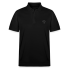 1 OAK Organic Unisex Polo Shirt - black