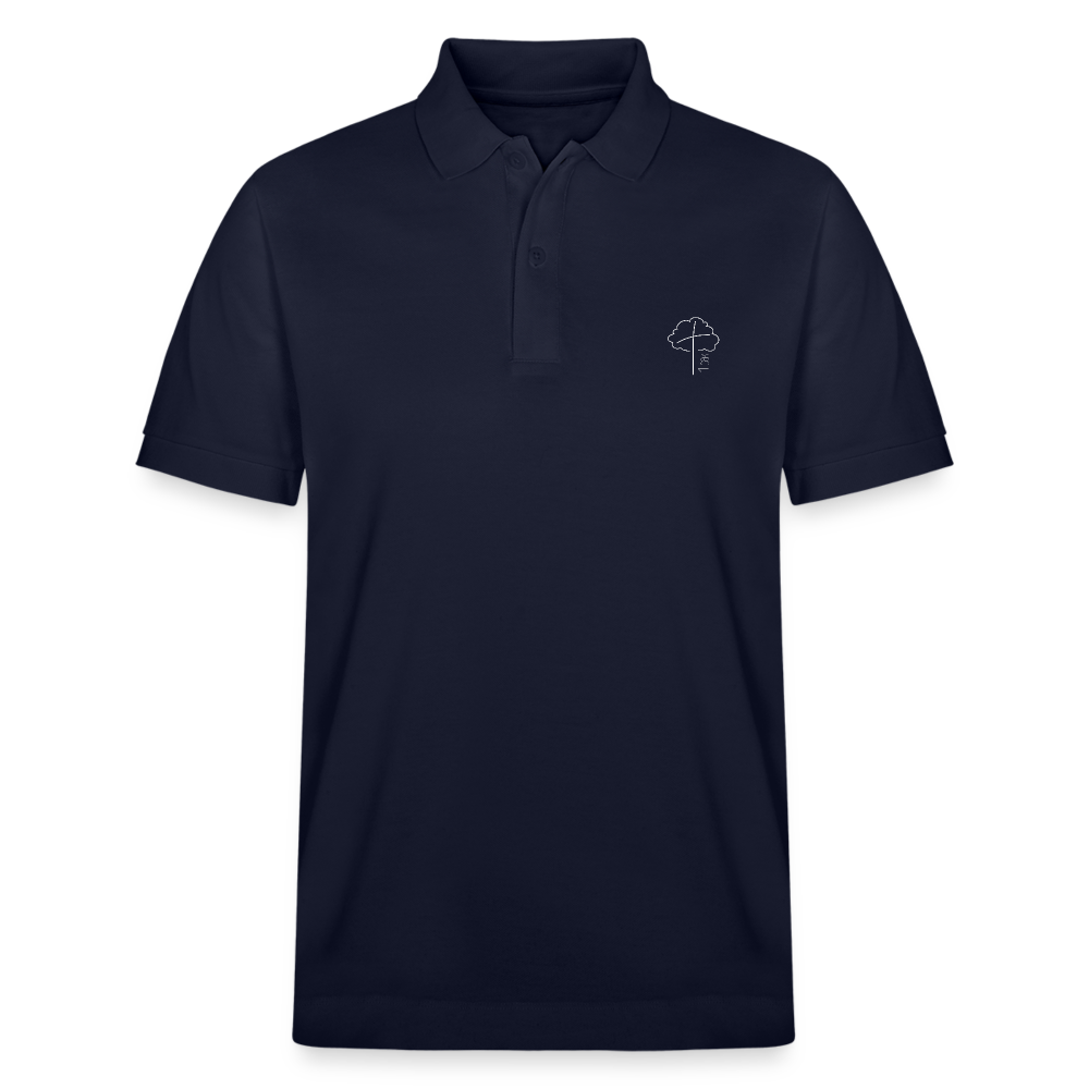 1 OAK Organic Unisex Polo Shirt - navy