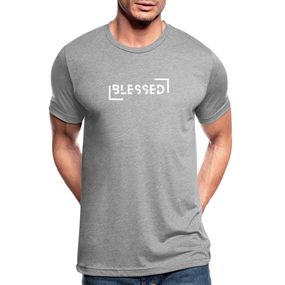 Blessed unisex Tri-Blend T-Shirt - heather grey