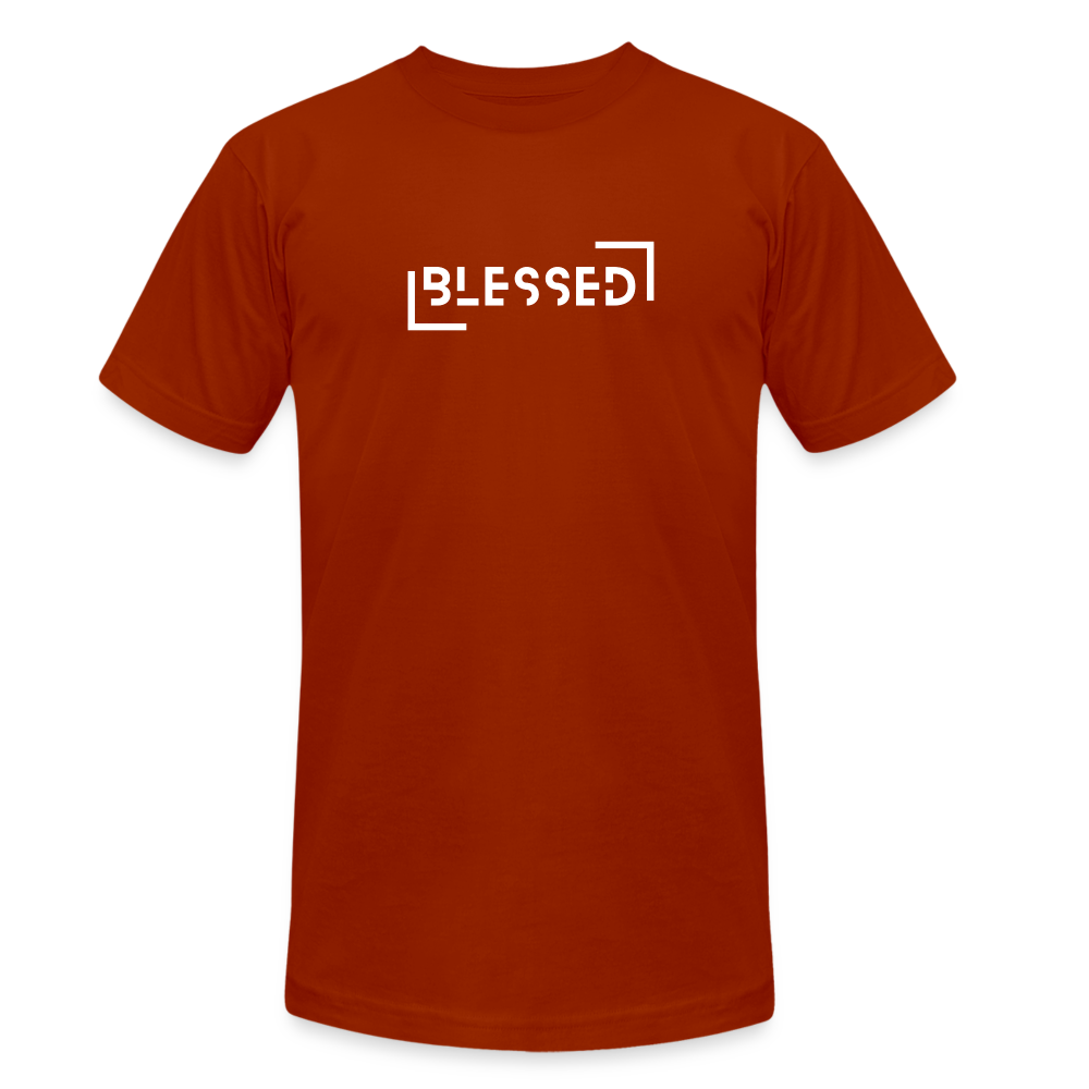 Blessed unisex Tri-Blend T-Shirt - heather brick