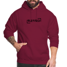 Blessed Unisex Hoodie - bordeaux