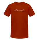 Blessed unisex Tri-Blend T-Shirt - heather brick