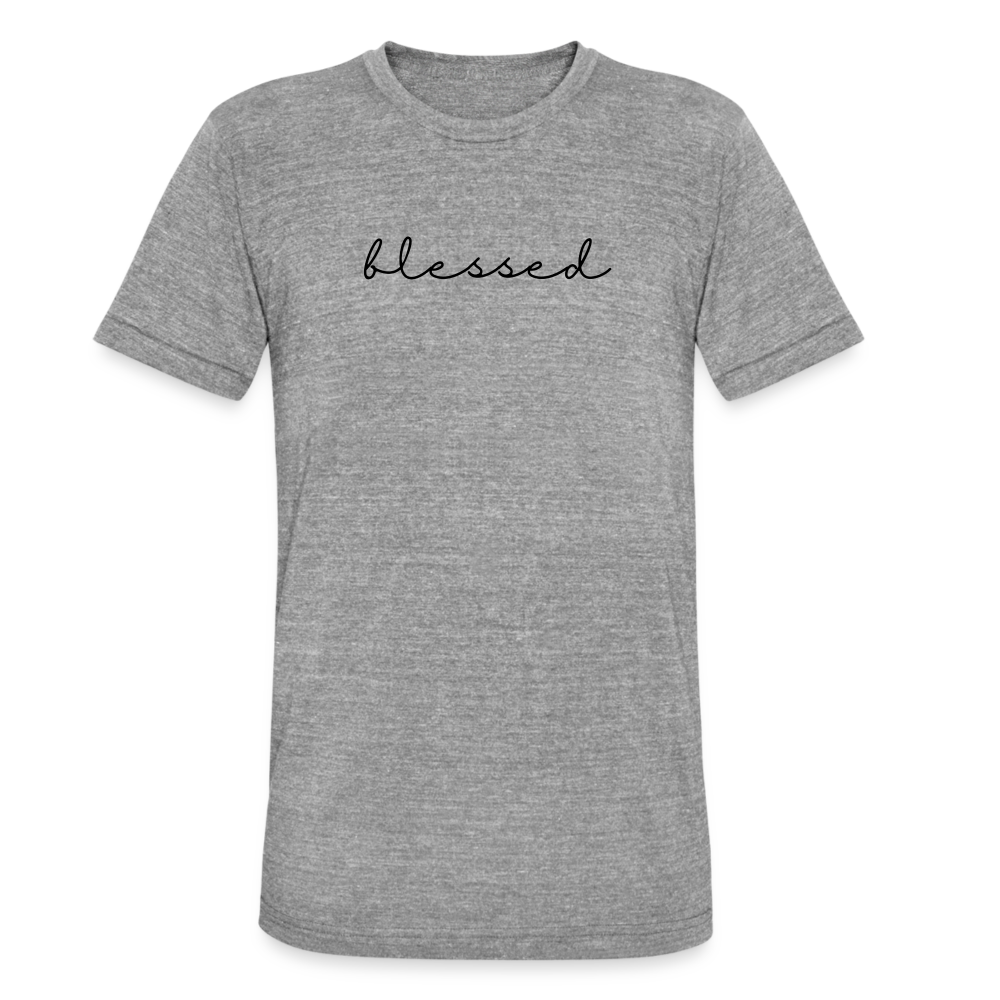 Blessed unisex Tri-Blend T-Shirt - heather grey