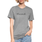 Blessed unisex Tri-Blend T-Shirt - heather grey