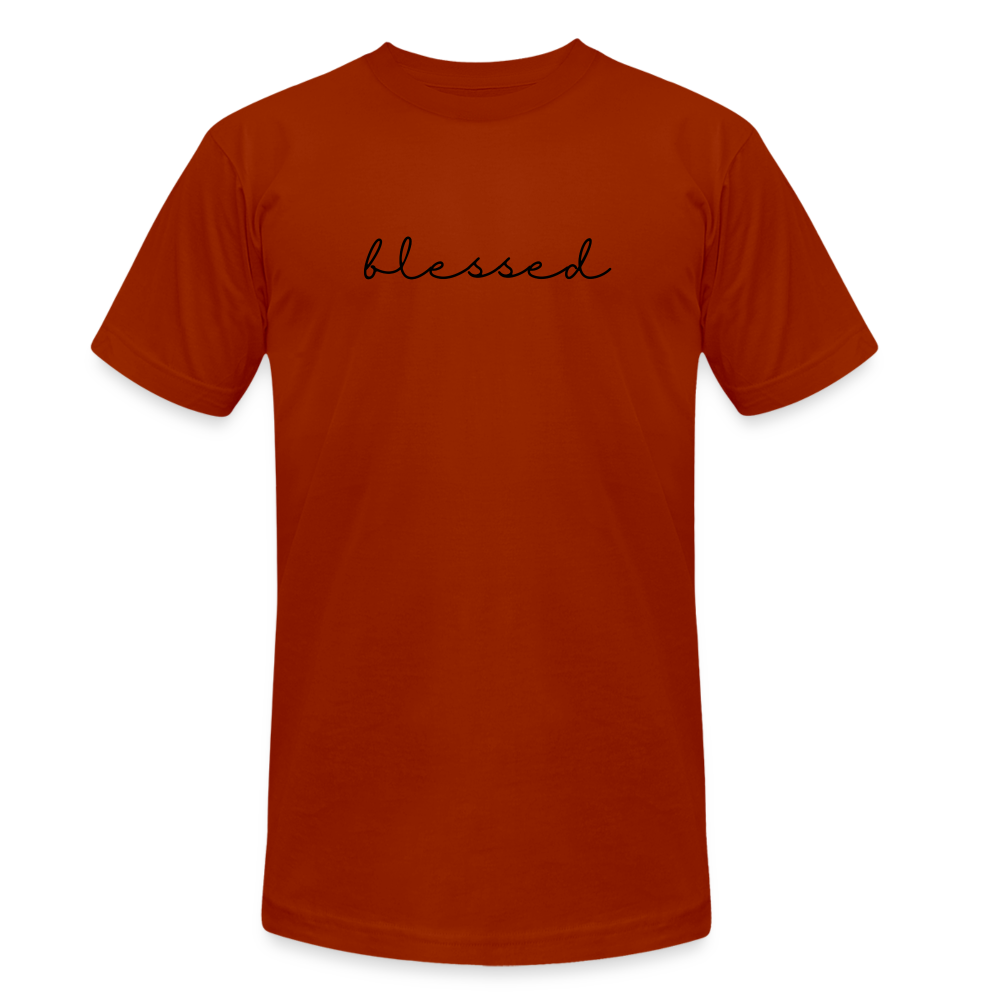 Blessed unisex Tri-Blend T-Shirt - heather brick