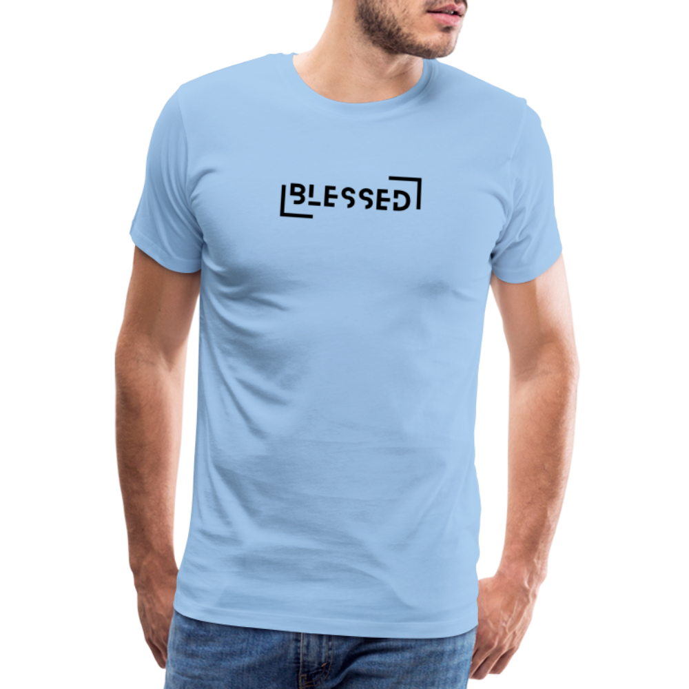 Blessed Men’s Premium T-Shirt - sky